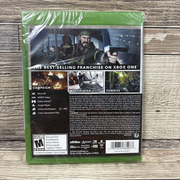 Call of Duty: Black Ops Cold War Microsoft Series X / Xbox One Video Game SEALED - Picture 2 of 5